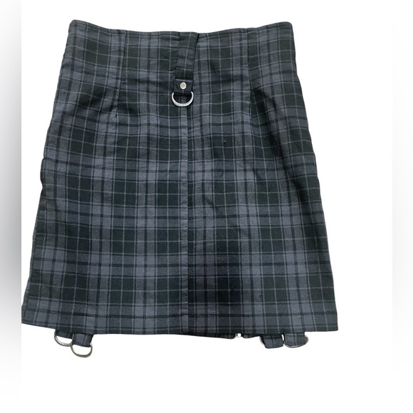 Killstar Adele Tartan Mini Skirt Size Small - Picture 2 of 6